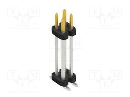 Connector: pin strips; pin header; male; PIN: 4; 2mm; SMT; 2x2; 100V