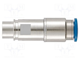 Contact; female; Han-Modular®; pipe OD Ø8mm; brass; 10bar