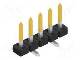 Connector: pin strips; pin header; male; PIN: 5; 2mm; SMT; 1x5; 100V