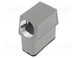 Enclosure: for HDC connectors; size D10A; for cable; for latch