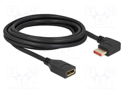 Cable; DisplayPort socket,DisplayPort plug 90° left/right
