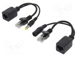 Passive PoE cable kit; PoE (PoE); black