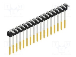 Connector: pin strips; pin header; male; PIN: 17; 2.54mm; THT; 1x17