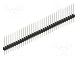 Connector: pin strips; pin header; male; PIN: 34; 2.54mm; THT; 1x34