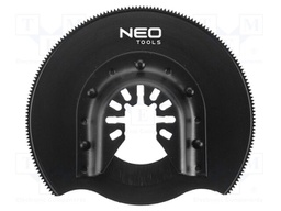 Hacksaw blade; 80mm; Teeth: 200; high speed steel; half round