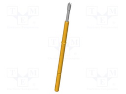 Test needle; Operational spring compression: 4mm; 5A; Ø: 1.3mm