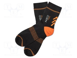 Work socks; Size: 43-46; black; antibacterial