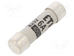 Fuse: fuse; gG; 6A; 400VAC; cylindrical,industrial; 8x31mm