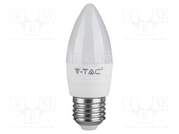 LED lamp; white warm; E27; 220÷240VAC; 470lm; P: 5.5W; 200°; 2700K