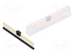Connector: pin strips; pin header; male; PIN: 32; 2.54mm; SMT; 1x32