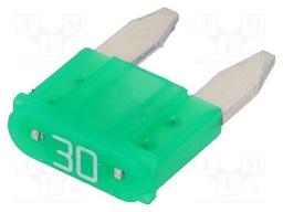 Fuse: fuse; 30A; 58VDC; automotive; 10.9mm; Mini