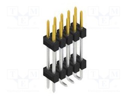 Connector: pin strips; pin header; male; PIN: 10; 2.54mm; SMT; 2x5
