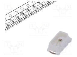 LED; SMD; 0603; red; 150÷250mcd; 1.65x0.8x0.55mm; 120°; 1.6÷2.4V