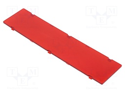 Filter; Mat: ABS; red; Application: ZD1010J-ABS-V0