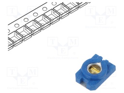 Trimmer: ceramic; 2pF÷6pF; SMD; blue; 100VDC; Diel: NP0