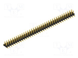 Connector: pin strips; pin header; male; PIN: 72; 2.54mm; SMT; 2x36