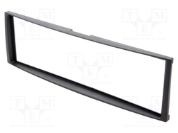 Radio mounting frame; Renault; 1 DIN; black