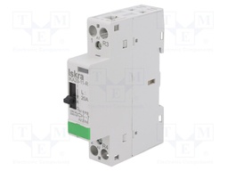 Contactor: 2-pole installation; NC + NO; 230VAC; 20A; DIN; IKA-R
