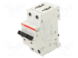 Circuit breaker; 400VAC; 400VDC; Inom: 16A; Poles: 2; Charact: C