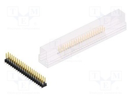 Connector: pin strips; pin header; male; PIN: 42; 2.54mm; SMT; 2x21