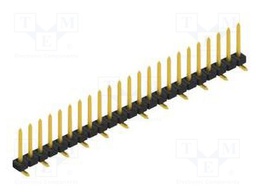 Connector: pin strips; pin header; male; PIN: 23; 2mm; SMT; 1x23
