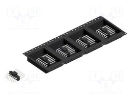 Connector: pin strips; pin header; male; PIN: 12; 2.54mm; SMT; 2x6