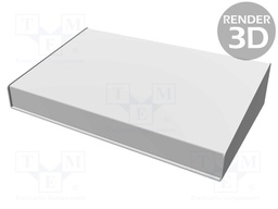 Enclosure: desktop; 1456; X: 356mm; Y: 211mm; Z: 76mm; aluminium; blue