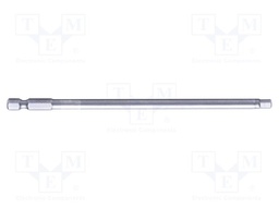 Screwdriver bit; hex key; HEX 2mm; Overall len: 100mm; 2pcs.