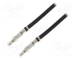 Contact; male; 18AWG; MLX; tinned; Contacts ph: 6.35mm; Len: 0.3m