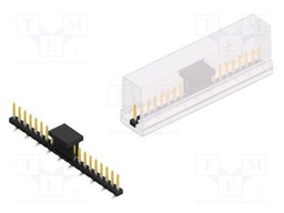 Connector: pin strips; pin header; male; PIN: 20; 2mm; SMT; 1x20