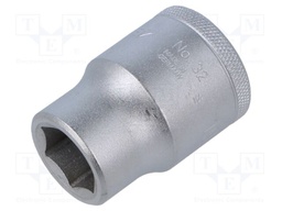 Wrench tip; 6-angles,socket spanner; 19mm; 3/4"; tool steel