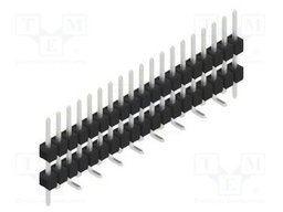 Connector: pin strips; pin header; male; PIN: 19; 2.54mm; SMT; 1x19