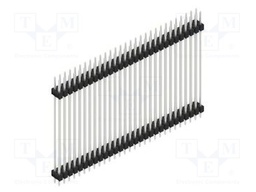 Connector: pin strips; pin header; male; PIN: 58; 2.54mm; THT; 2x29