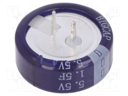 Capacitor: electrolytic; backup capacitor,supercapacitor; THT