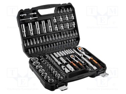 Wrenches set; 6-angles,Torx® socket,socket spanner; 110pcs.