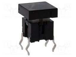 TACTILE SW, SPST, 0.05A, 12VDC, SOLDER