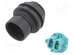 Connector: fiber optic; patchcord; PIN: 2; multi mode duplex (MM)