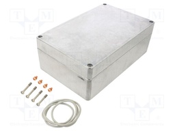 Enclosure: multipurpose; X: 180mm; Y: 280mm; Z: 101mm; aluminium