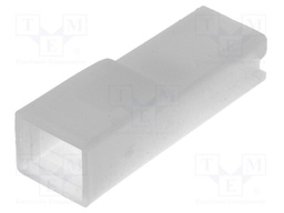 Terminals cover; female; for push-on 4,8mm connectors; ways: 1