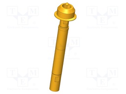 Test needle; Operational spring compression: 2mm; 3A; Ø: 1.8mm