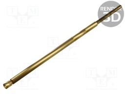 Test probe socket; Min.pitch: 1.91mm; AgNi; gold-plated; head WR