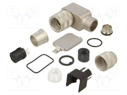 Connector: M16; female; for cable; IP67; plug; soldering; 250V; 5A