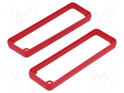 Frame for enclosure; ABS; Series: 1455; HM-1455L; Colour: red