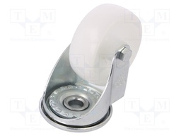 Transport wheel; Ø: 80mm; W: 30mm; H: 107mm; torsional; 152kg