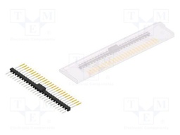 Connector: pin strips; pin header; male; PIN: 26; 2.54mm; SMT; 1x26