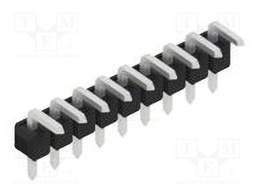 Connector: pin strips; pin header; male; PIN: 9; 2.54mm; THT; 1x9