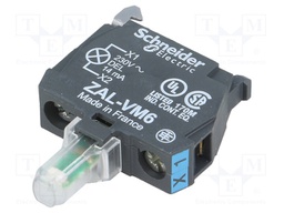 Illuminating unit; 22mm; Harmony XB4; -25÷70°C; Illumin: LED