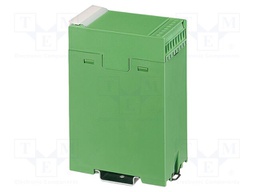 Enclosure base; green; UL94HB; EG 45; for DIN rail mounting