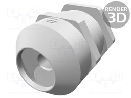 Gland; M20; IP68; 6÷13mm; Mat: metal