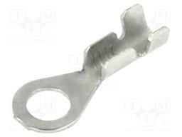 Ring terminal; M4; 0.5÷1mm2; crimped; for cable; non-insulated